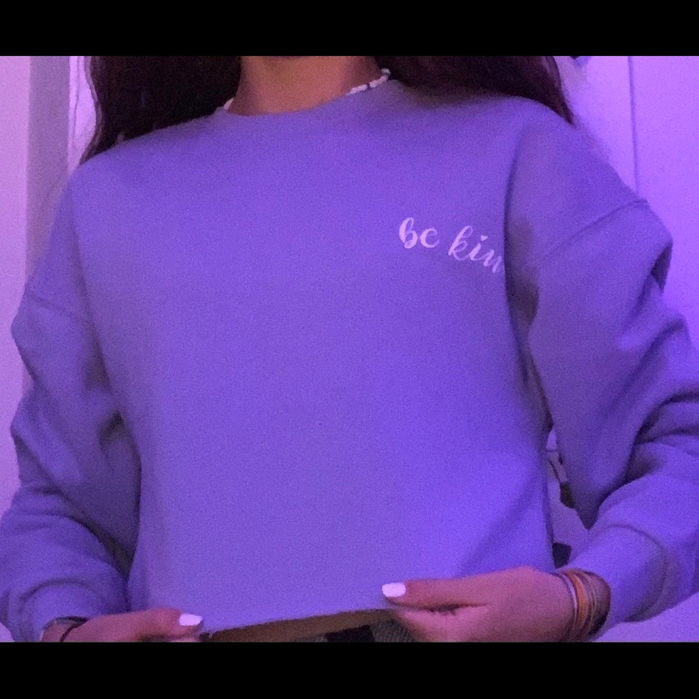 Cropped Forever 21 crewneck